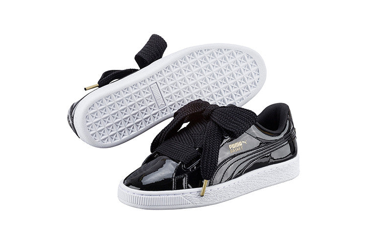 How To Lace Your Sneakers / Swap Your Shoe Laces : PUMA Basket Heart